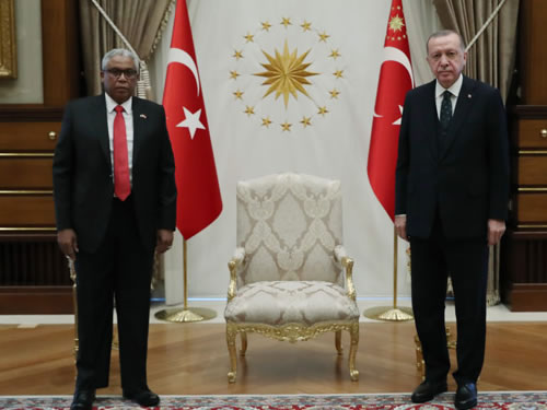 Sudan büyükelçisinden güven mektubu