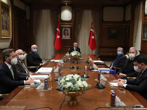 Cumhurbaşkanlığı Yüksek İstişare Kurulu Cumhurbaşkanı Erdoğan başkanlığında toplandı