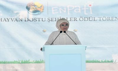 Emine Erdoğan, Enpati Hayvan Dostu Şehirler ödül törenine katıldı