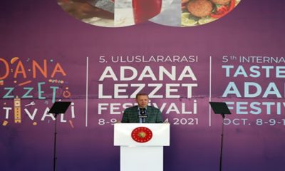 Cumhurbaşkanı Erdoğan, 5. Uluslararası Adana Lezzet Festivali açılışına katıldı