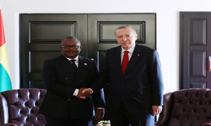 Cumhurbaşkanı Erdoğan, Gine Bissau Cumhurbaşkanı Embalo ile görüştü