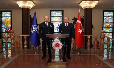 Millî Savunma Bakanı Hulusi Akar, NATO Yüksek Müttefik Dönüşüm Komutanı Org. Philippe Lavigne’yi Kabul Etti