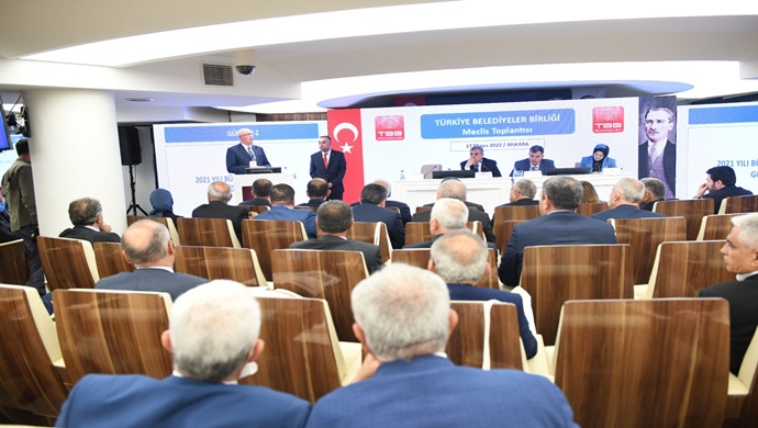 BAŞKAN BEYAZGÜL TÜRKİYE BELEDİYELER BİRLİĞİ MAYIS AYI MECLİS TOPLANTISINA BAŞKANLIK ETTİ