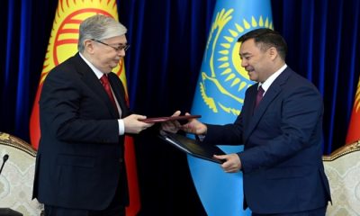 По итогам официального визита Президента Казахстана Касым-Жомарта Токаева в Кыргызстан подписан ряд двусторонних документов