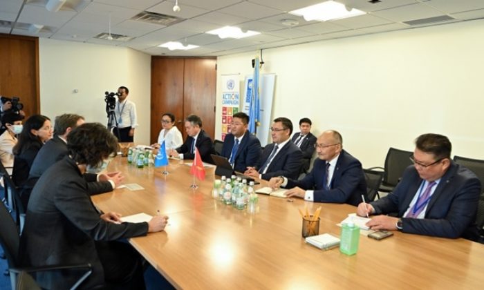 Президент Садыр Жапаров встретился с Администратором Программы развития ООН Акимом Штайнером