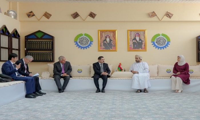 Meeting of the Deputy Minister of Foreign Affairs with the Chairman of the Board of Directors of the Chamber of Commerce and Industry of Oman