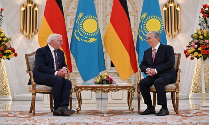 Presidents of Kazakhstan and Germany hold tet-a-tet talks