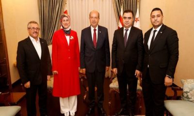 Cumhurbaşkanı Ersin Tatar, Türk Kızılay Başkanı Prof. Dr. Fatma Meriç Yılmaz’ı kabulünde konuştu
