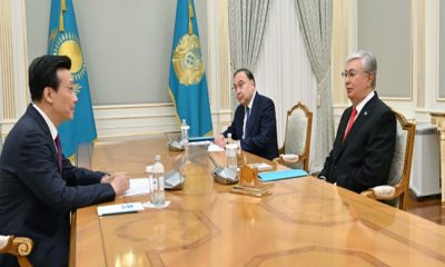 Devlet başkanı Çin’in Kazakistan Büyükelçisi Zhang Xiao’yu kabul etti