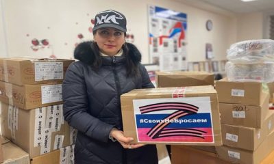 “Birleşik Rusya”, Moskova’dan Kuzey Askeri Bölge katılımcılarına üç tondan fazla yardım aktardı