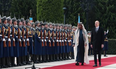 Birleşik Arap Emirlikleri Başkanı Şeyh Muhammed bin Zayed Al Nahyan’ı resmi karşılama töreni düzenlendi