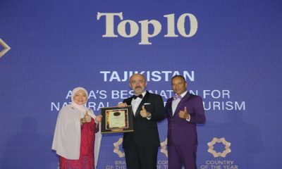 Tajikistan awarded Asia’s best country for natural scenery tourism at Top Asia Corporate Ball 2024